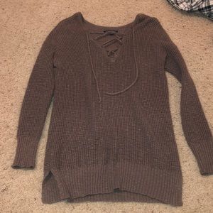Brown sweater